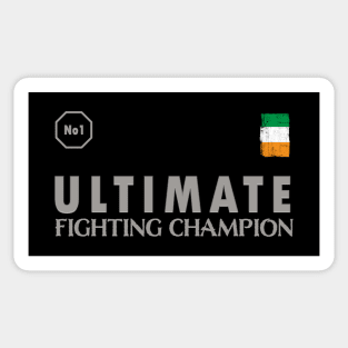 Ultimate Fighting Champion No 1 Irish Sticker